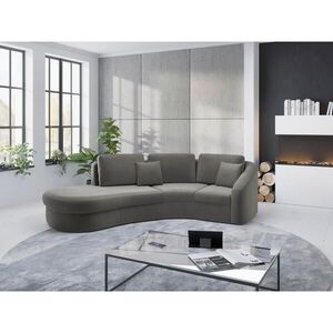 Sit & More ROHOVÁ SEDAČKA, textil, šedá obraz