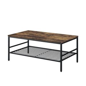 Vicco KONFERENČNÍ STOLEK Fyrk Dub Goldkraft/černá 106 x 60 cm s policí obraz