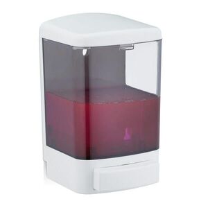 Relaxdays DÁVKOVAČ MÝDLA Bílá Černá plast 1000 ml obraz