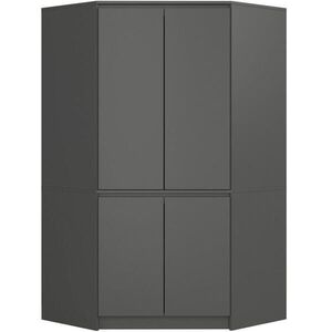 RAUMHIRSCH FURNITURE ŠATNÍK grafitově šedý 180/100/50 obraz