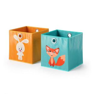 Vicco SKLÁDACÍ BOX Oranžová/modrá 30 x 30 cm Sada 2 kusů obraz