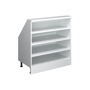Vicco SKŘÍŇ POD ŠIKMOU STŘECHU Rion Bílá 80 x 81.6 cm se 4 přihrádkami obraz