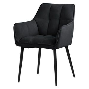 ML-DESIGN JÍDELNÍ ŽIDLE černá froté obraz