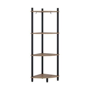 Vicco ROHOVÁ POLICE Bivio Zlatý dub power/antracit 29 x 102.5 cm se 4 úložnými prostory obraz
