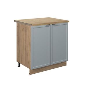 Vicco SKŘÍŇKA POD DŘEZ Fame-Line Světle modrošedá 80 cm , PD Dub obraz