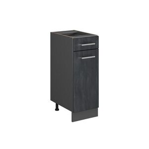 Vicco SPODNÍ SKŘÍŇKA KUCHYŇSKÉ LINKY R-Line Černý beton 30 cm bez pracovní desky obraz