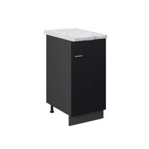 Vicco SPODNÍ SKŘÍŇKA KUCHYŇSKÉ LINKY Fame-Line Černý pruhovaný 40 cm , PD Mramor obraz