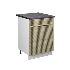 Vicco SPODNÍ SKŘÍŇKA KUCHYŇSKÉ LINKY Fame-Line Dubový panel 60 cm se zásuvkou, PD Antracit obraz