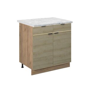 Vicco SPODNÍ SKŘÍŇKA KUCHYŇSKÉ LINKY Fame-Line Dubový panel 80 cm , PD Mramor obraz