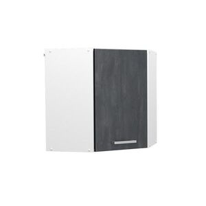 Vicco ROHOVÝ VĚŠÁK NA STĚNU R-Line Černý beton 57 cm obraz