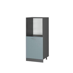 Vicco SKŘÍŇKA NA VESTAVĚNOU TROUBU R-Line Modrošedá 60 cm obraz