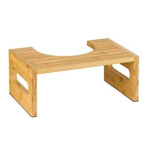 Relaxdays STUPÍNEK přírodní bambus WC 18, 5 cm obraz