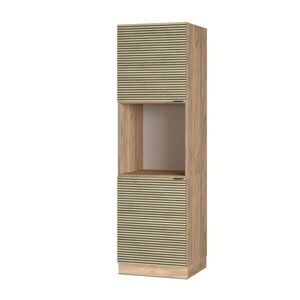 Vicco SKŘÍŇKA NA VESTAVĚNOU TROUBU Fame-Line Dubový panel 60 cm otevřený obraz
