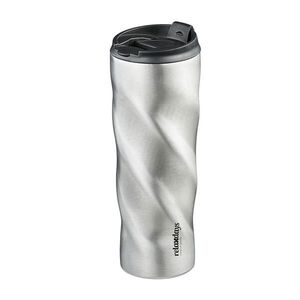 Relaxdays TERMOHRNEK Stříbrný černý 500 ml obraz