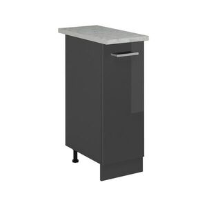 Vicco LÉKÁRNIČKOVÁ SKŘÍŇKA R-Line Antracitový vysoký lesk 30 cm PD Mramor obraz