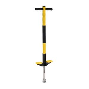 Relaxdays POGO-TYČ Žlutá nerezová ocel 15-35 kg obraz