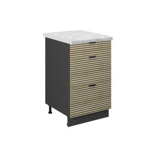 Vicco SPODNÍ SKŘÍŇKA KUCHYŇSKÉ LINKY Fame-Line, Dubový panel/Antracit, 50 cm, PD Mramor obraz