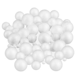 Relaxdays KOULE Bílá 72-ks-set polystyren 7 cm obraz