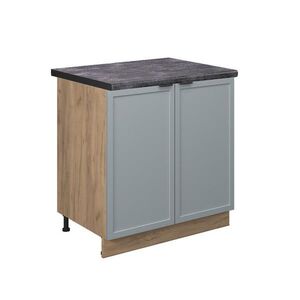 Vicco SKŘÍŇKA POD DŘEZ Fame-Line Světle modrošedá 80 cm , PD Antracit obraz