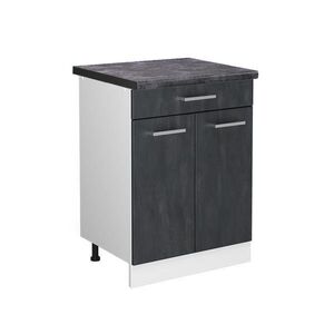 Vicco SPODNÍ SKŘÍŇKA KUCHYŇSKÉ LINKY R-Line Černý beton 60 cm PD Antracit obraz