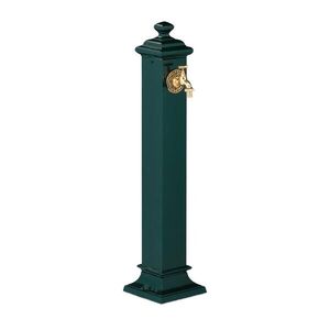 Relaxdays VODNÍSLOUPEK Tmavě zelený Zlatý Litina Ocel 86 cm obraz