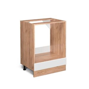 Vicco SKŘÍŇKA NA VESTAVĚNOU TROUBU R-Line Bílá vysoký lesk 60 cm bez pracovní desky obraz