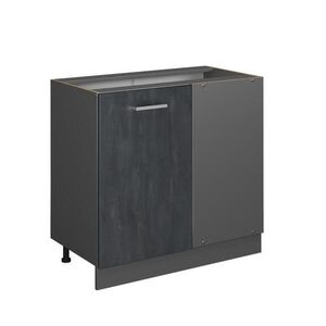 Vicco ROHOVÁ SKŘÍŇKA R-Line Černý beton 86 cm bez pracovní desky obraz