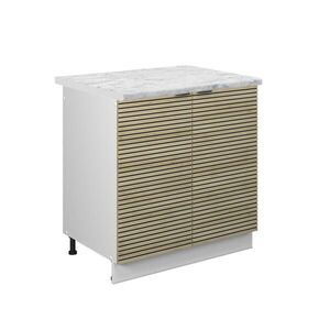 Vicco SKŘÍŇKA POD DŘEZ Fame-Line Dubový panel 80 cm , PD Mramor obraz