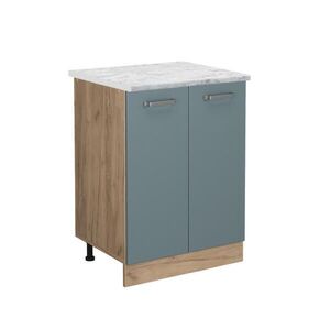 Vicco SPODNÍ SKŘÍŇKA KUCHYŇSKÉ LINKY R-Line Modrošedá 60 cm PD Mramor obraz