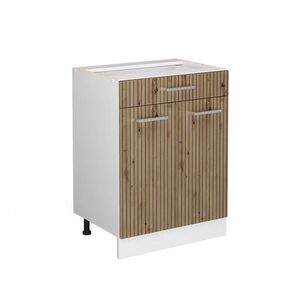 Vicco SPODNÍ SKŘÍŇKA KUCHYŇSKÉ LINKY R-Line Řemeslný dub 60 cm se zásuvkou, bez pracovní desky obraz