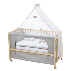 Roba DĚTSKÁ POSTÝLKA Jumbo twins šedá sada 5 ks 60 x 120 cm obraz