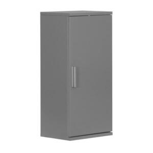Relaxdays SKŘÍŇKA šedá závěsná do koupelny MDF 62 cm obraz