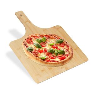 Relaxdays LOPATA Přírodní bambus 50x38 cm na pizzu obraz