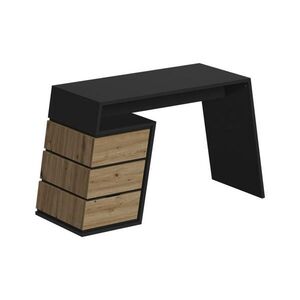 Vicco STŮL Okaro Antracit/dub 105 x 50 cm se 3 zásuvkami obraz