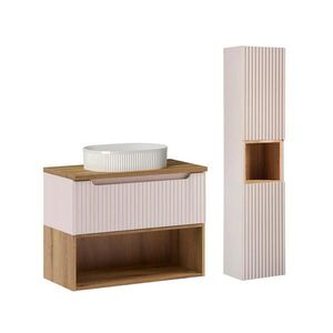Petits-meubles KOUPELNOVÝ NÁBYTEK 80.4cm Riva 2er-Set Kašmír obraz