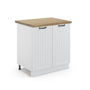 Vicco SKŘÍŇKA POD DŘEZ Fame-Line Bílý venkovský dům 80 cm , PD Dub obraz