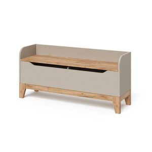 VitaliSpa KOMODA NA HRAČKY Malia Kašmír/Řemeselné 107.2 x 50 cm se sedadlem obraz
