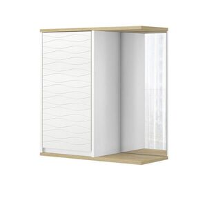 Vicco KOUPELNOVÁ SKŘÍŇKA SE ZRCADLEM Livia Bílá 60 x 63 cm se zrcadlem obraz