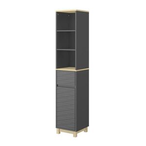 Vicco KOUPELNOVÝ NÁBYTEK Livia Antracit 30 x 151 cm se zásuvkou obraz