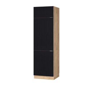 Vicco SKŘÍŇKA NA LEDNICI Fame-Line Černý pruhovaný 60 cm obraz
