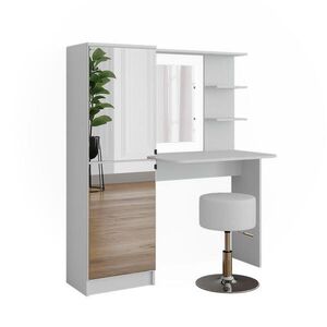 Vicco TOALETNÍ STOLEK Jasmin Bílá 123 x 141.2 cm se stolicí obraz