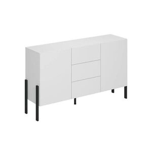 Petits-meubles SIDEBOARD Bérénice Matná bílá a černá obraz