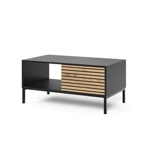 Vicco KONFERENČNÍ STOLEK Eliza Zlatý dub power/antracit 90 x 50 cm se zásuvkou obraz