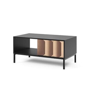 Vicco KONFERENČNÍ STOLEK Eliza Černá/dubová 90 x 50 cm se zásuvkou obraz