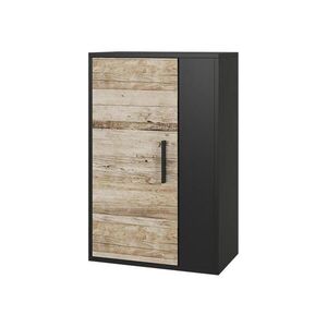 Vicco NÁSTĚNNÁ SKŘÍŇKA Berno Černý/pískový dub 50.1 x 78.4 cm se 2 přihrádkami obraz