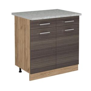 Vicco SPODNÍ SKŘÍŇKA KUCHYŇSKÉ LINKY R-Line Ušlechtilá šedá 80 cm PD Mramor obraz