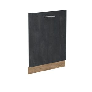 Vicco ČELNÍ PANEL MYČKY R-Line Černý beton 60 cm bez pracovní desky obraz