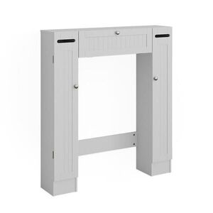 Vicco TOALETNÍ SKŘÍŇKA Bianco Bílá 89 x 99 cm Zásobník na toaletní papír vlevo a vpravo obraz