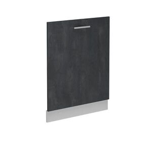 Vicco ČELNÍ PANEL MYČKY R-Line Černý beton 60 cm bez pracovní desky obraz
