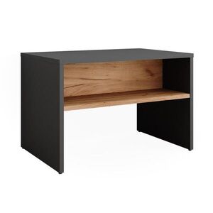 Vicco LAVICE NA BOTY Orlando Antracit/zlatý dub 60 x 60 cm obraz